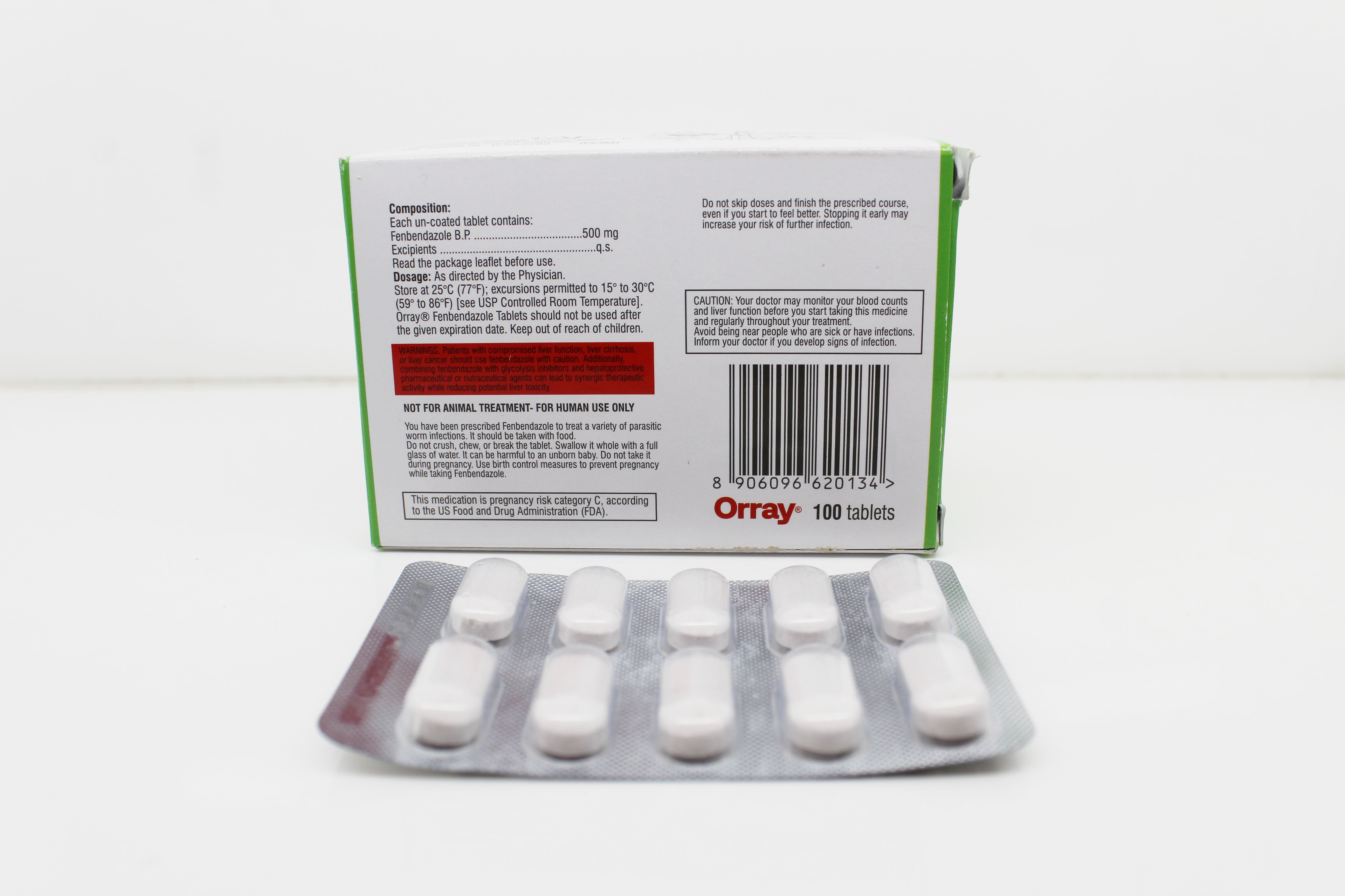 Fenbendazole Tablets 500mg - Fenbendazole Tablets 500mg Manufacturer In India manufactured by Taj Pharma India for global export